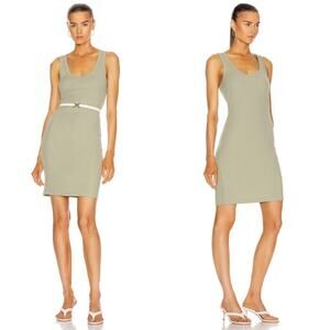 JOHN ELLIOTT Cotton Rib Dress Chaparral Summer Spring Vacation Beach Resort‎